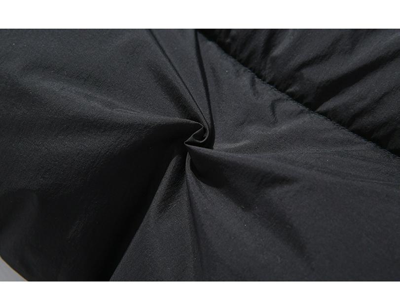 Men's Trendy Winter Hooded Down Jacket: Warm, Thickened, Mid-Length Coat with Stand Collar.