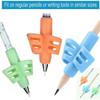 (3 PCS)Pencil Grips for Kids Handwriting Pencil Gripper Pencil Holder Posture Correction Training Writing AIDS for Preschooler Kids Toddler Children S