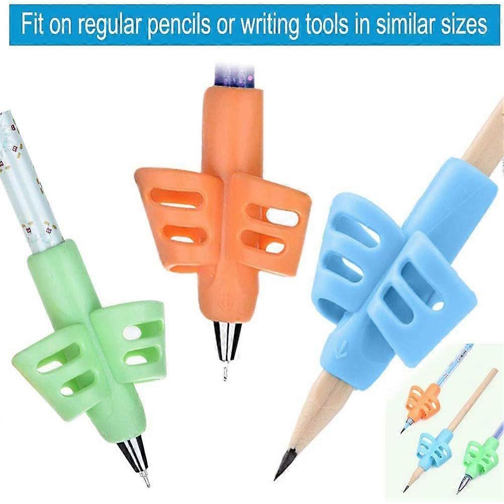 (3 PCS)Pencil Grips for Kids Handwriting Pencil Gripper Pencil Holder Posture Correction Training Writing AIDS for Preschooler Kids Toddler Children S