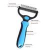 Pet Detangling Rake with Rake Cat Dematting Comb Double-Sided Undercoat Brush Deshedding Brush