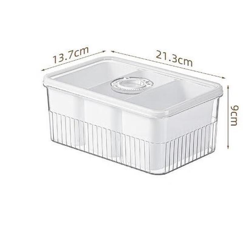 JingJingRS Multi-compartment Food Storage Box with Timer