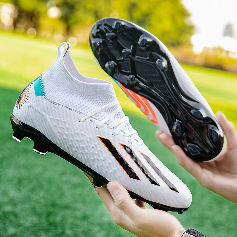 Football Shoes Men's High Top Youth Student Broken Nails Adult Spikes Training Sneakers