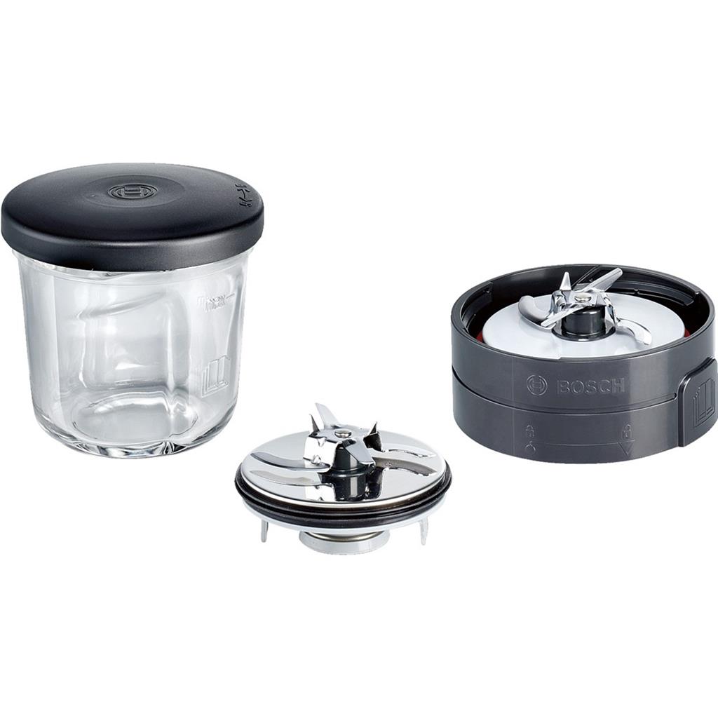 Bosch muz45xcg1 food processor 3-in-1 480ml Black/Clear
