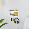 Bedside Shelf Wall Mount Storage Rack Strong Load-bearing Easy Installation Game Console