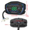 Universal Digital Motorcycle Speedometer LED Dashboard RPM Tachometer Motorcycle Instrument Water Temp Clock Gear Customized