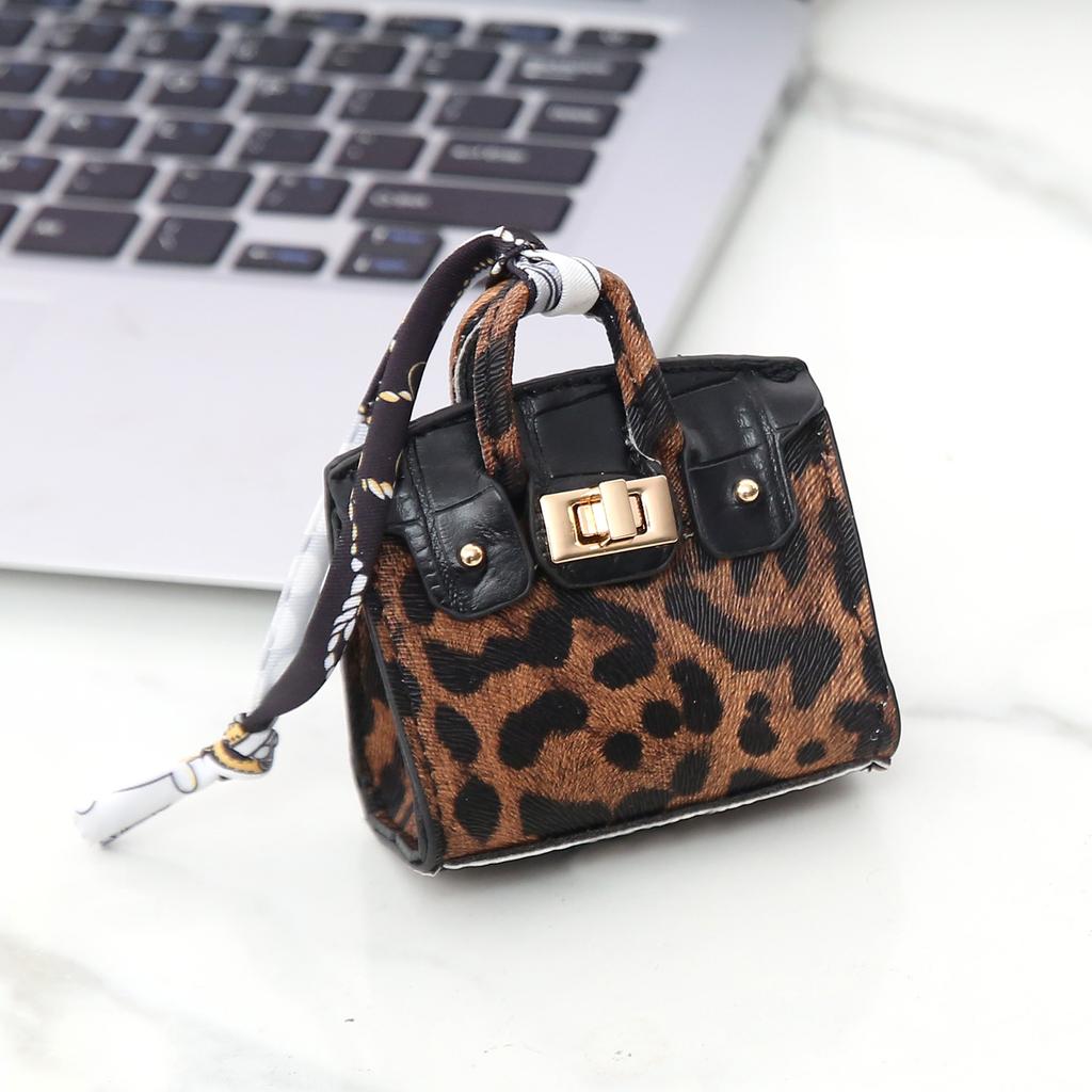 Internet-Berühmtheit neuer Aufkleber Diamant glänzend Haus Mini kleine Tasche Anhänger Kopfhörer Tasche Multifunktionale Münztasche Kreativ