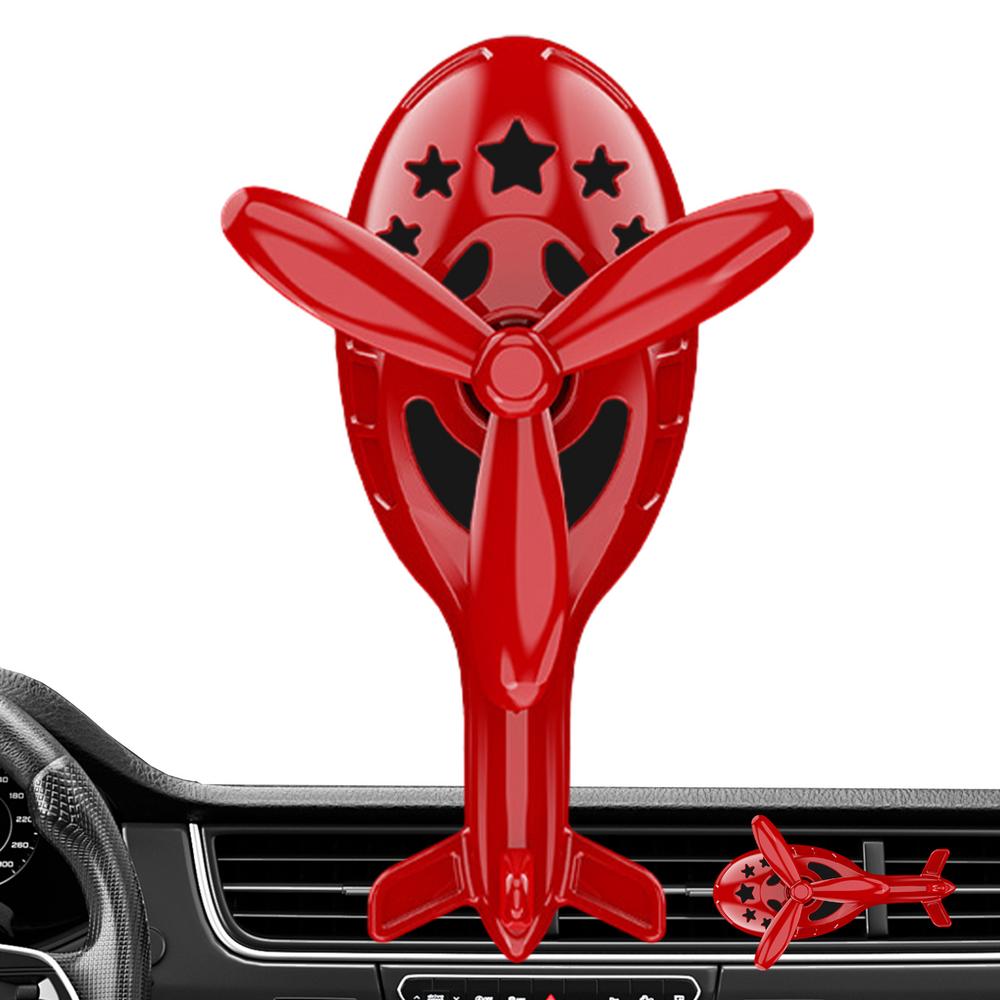 Osvěžovač vzduchu do auta ve tvaru letadla Větrací otvor Vrtulník Výdech vzduchu Otočná vrtule Difuzér Klip Inovativní Aromaterapeutická ozdoba Vzduch