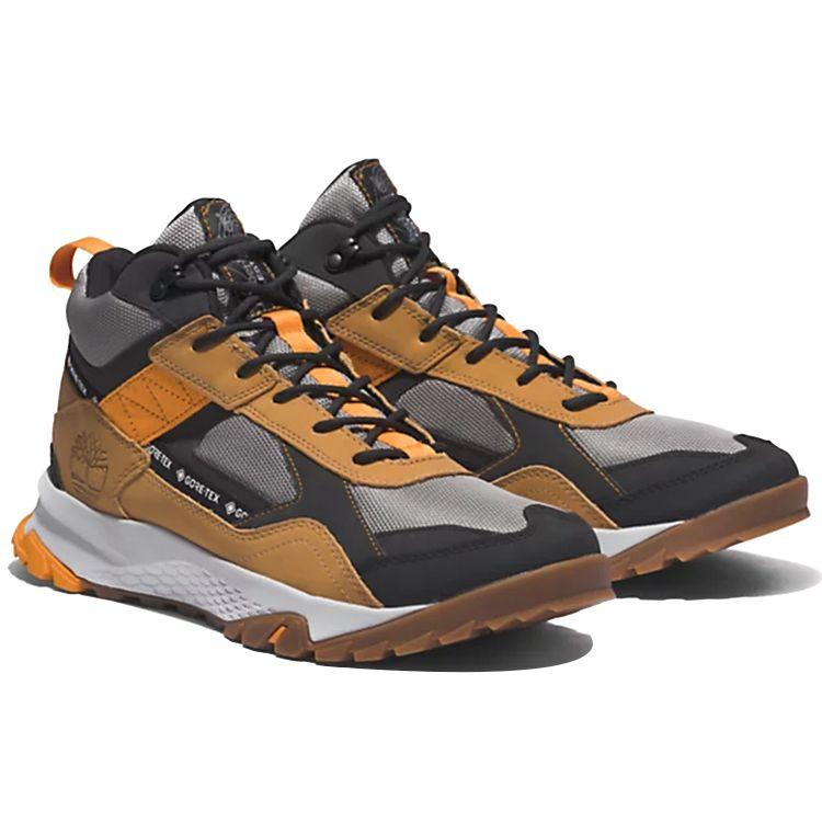Timberland Lincoln Peak Gore-Tex Comfortable Durable Outdoor Mid Hiking Shoes Men Hiking Shoes Brown Black A44RW231