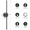 Remote-Controlled Stepless Dimming Wall Light with Timer & Memory for Bedroom/Bedside