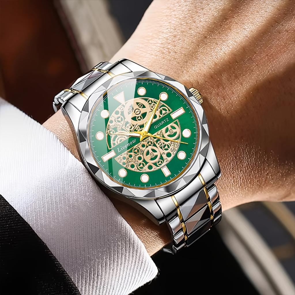 Neue Herrenuhr Skelett Quarz Armbanduhr Skelett Retro Herrenuhr Top Marke Luxusuhr Herrenuhren Sport Edelstahluhr