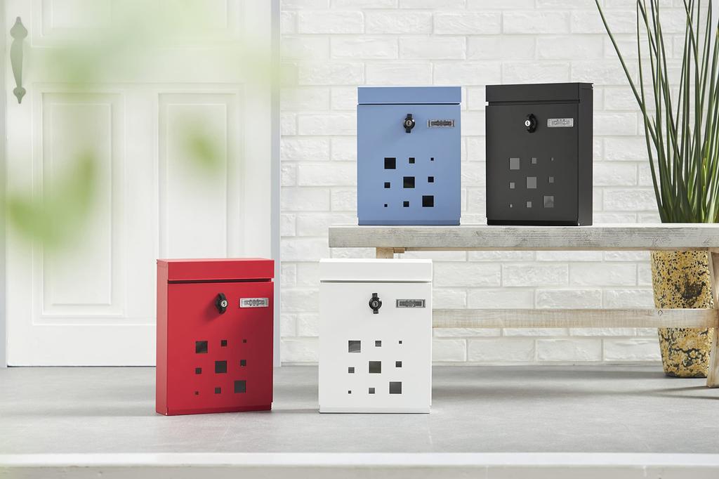 Cabapost Mailbox with Twist A4 Letter Pack Compatible Wall-Mounted Lock, Keyed, Size,