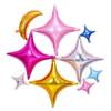 10" Four-Point Star Aluminum Foil Balloon for Birthdays and Parties
