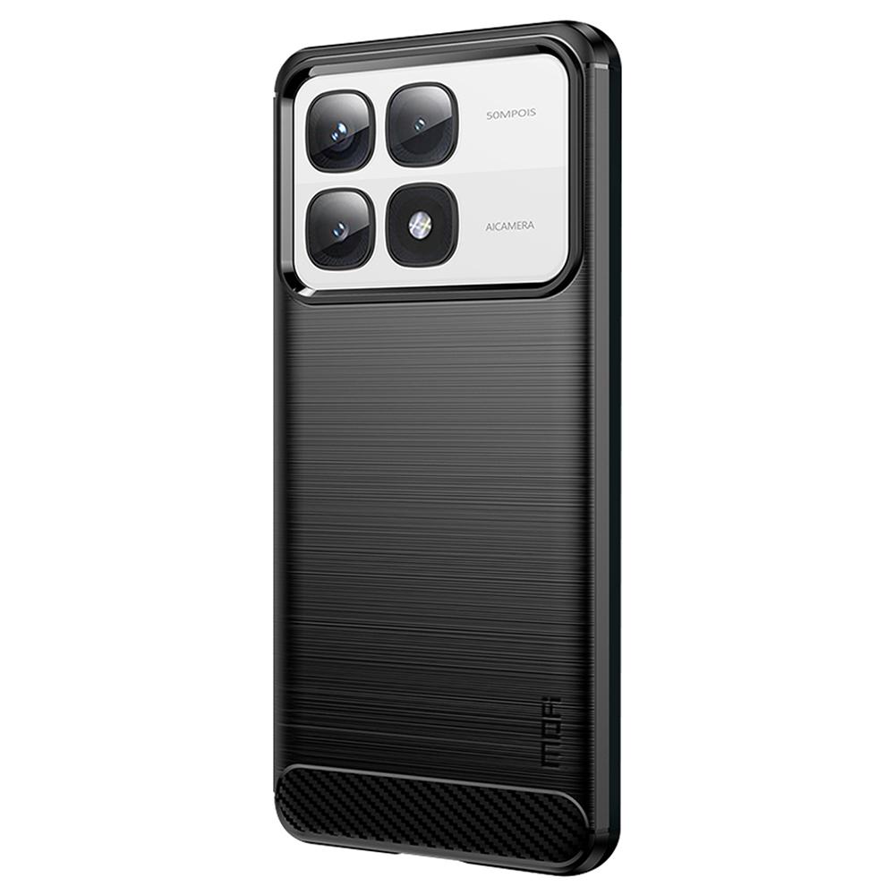 MOFI JK TPU Series-1 For Xiaomi 14T Pro/14T Case Carbon Fiber Texture TPU Soft Phone Cover