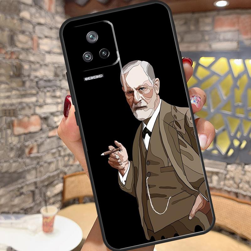 Sigmund Freud Case For Xiaomi 14T Pro 13T 11T 12T 13 14 15 Ultra POCO X6 X7 Pro X3 X5 M6 F5 F6 Pro Cover
