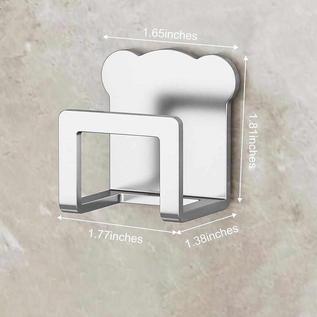 2PCS Stainless Steel Holder Self Adhesive Sink Drain Drying Sponges Racks Shelf Kitchen Storage Wall Hooks Holders Organizer