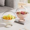 Transparent Sphere Fruit Snack Box High Footed Coffee Capsule Storage Rack  Countertop