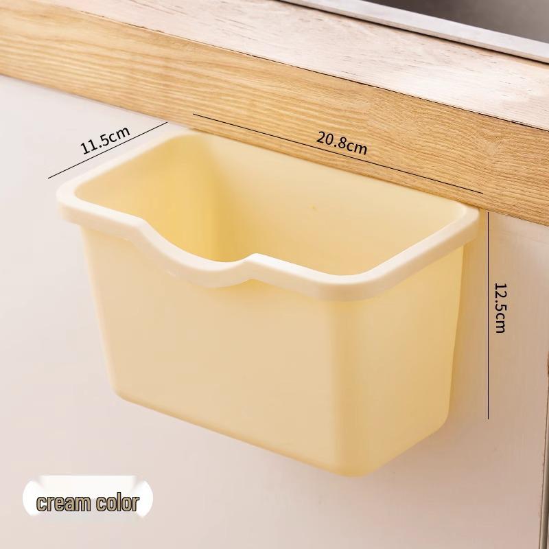 Hängender Küchenmülleimer für Schranktüren - Plastikmülleimer für Lebensmittel, Badezimmer und Wohnzimmer