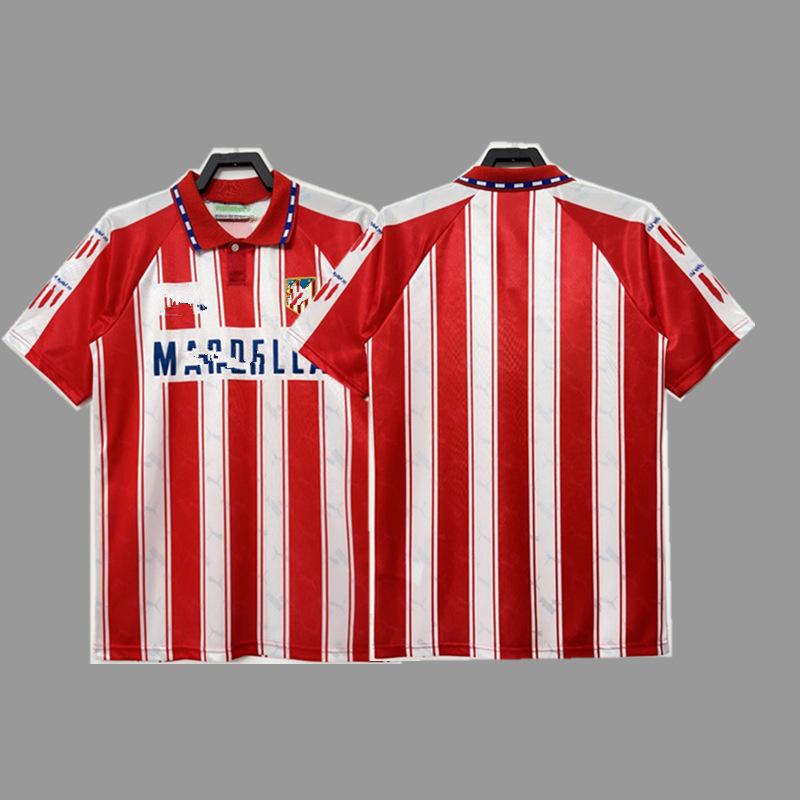 Atlético Madrid retro jersey, football jersey, classic nostalgic retro Sua Torres Griezmann long and short sleeve jersey S