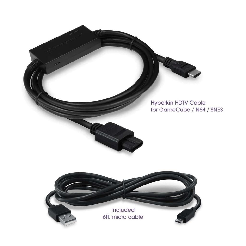Hyperkin GameCubeNintendo 64Super Famicom HDMI Converter Adapter Cable HD Cable for GCN64SFC [SRPJ2178]