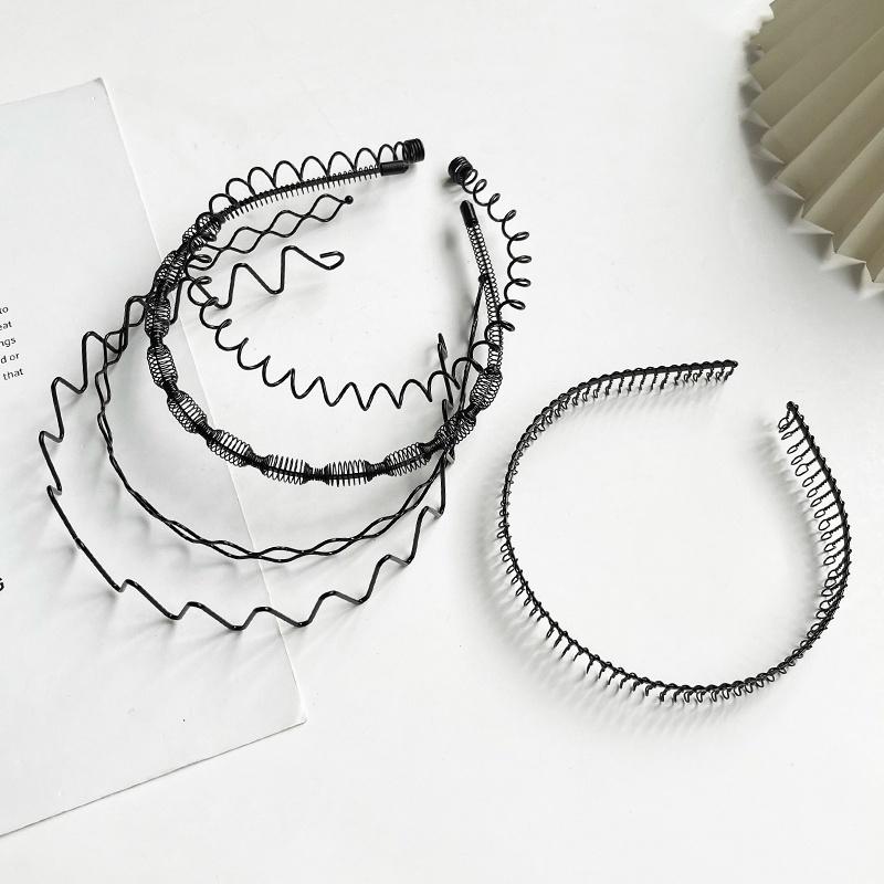 AISHG Non-slip Wash Wave Hair Bands for Women Invisible Movement Tide Simple Back Headwear Korean Hairband Girl Hair Accessories