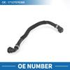 Engine Radiator Hose No.17127576368 Coolant Cooler Pipe Hose for BMW X6 3.0L 2008-2019 Rubber Black