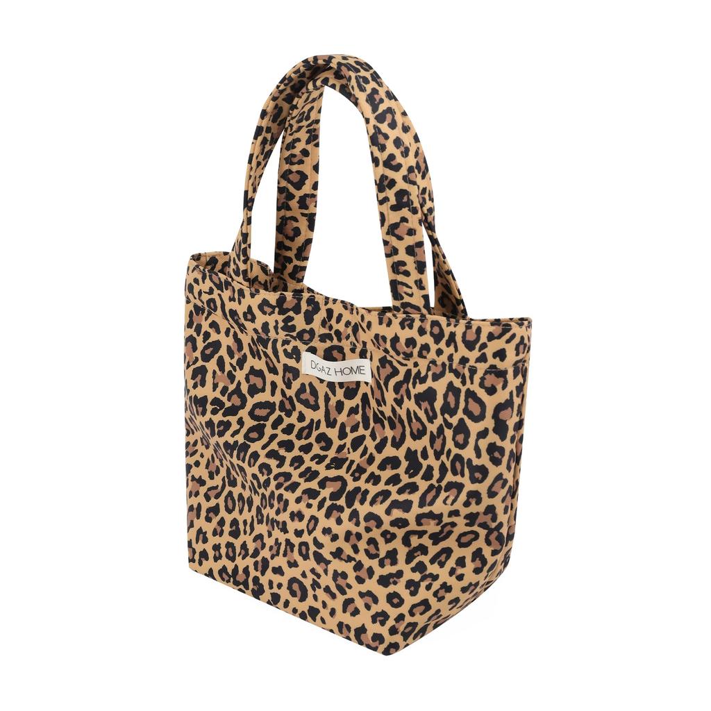 Clutch-Typ mit Tragegriff oben für Tragetasche, Geldbörse, Reisetasche. Wird in Kombination mit einem Scrunch-Band mit dem gleichen Muster im Leopardenmuster verwendet [DGAZ] Damen, Armband, Tasche,