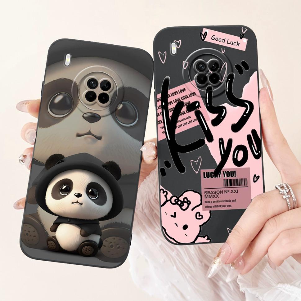 For Huawei Y9a Case FRL-23 FRL-L22 Fashion Painted Cover Soft Silicone TPU Phone Case For Huawei Y 9a Y9a Back Cover