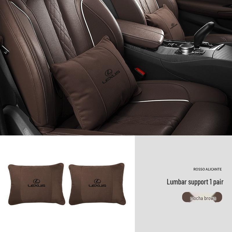 Compatible with Lexus suede seats, headrests, and lumbar supports (ES200, NX260, UX, RX300).