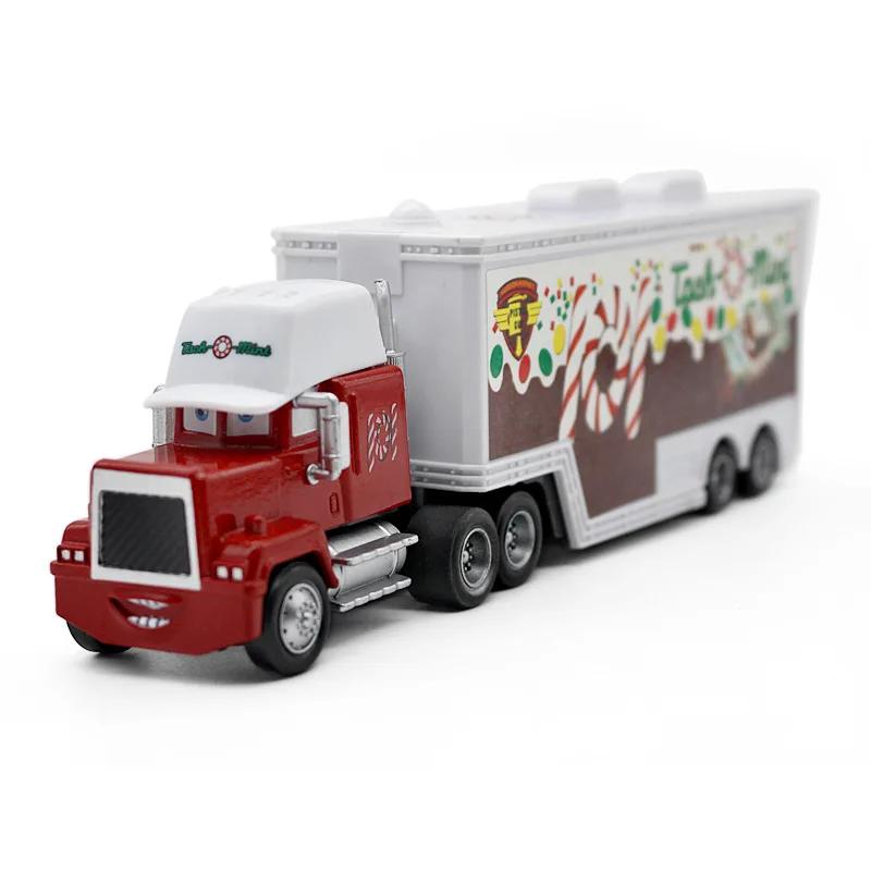 Disney Pixar Cars 3 Lightning McQueen Mack Uncle 8, 76, 54 Truck Set Metal Diecast  Model Car Toys For Children's Festival Gifs