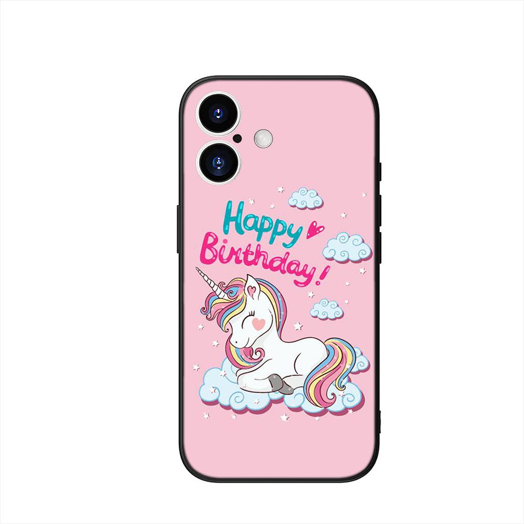 Pink Unicorns Rainbow Cover Phone Case for Samsung Galaxy S25 S23 S22 S24 FE Ultra Plus A56 A05 A06 A15 A16 A57 S7 Edge