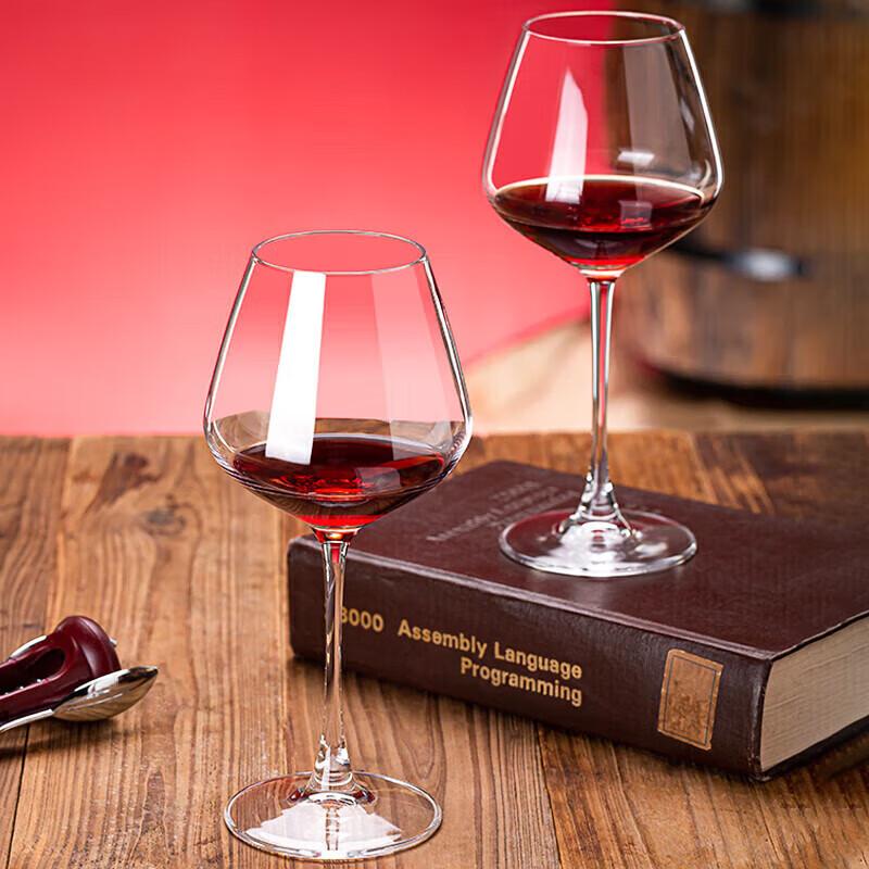 QINGPINGGUO Lead-Free Crystal Glass Red Wine Glasses 11-Piece Set Burgundy Wine Glasses Decanter Corkscrew Cup Holder
