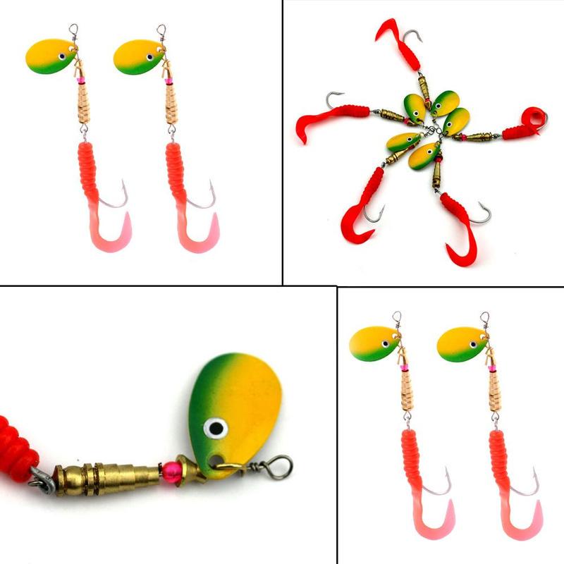 Fishing Bait Lure Hook Spoon Metal Jigging Spinner ccessories Tools!