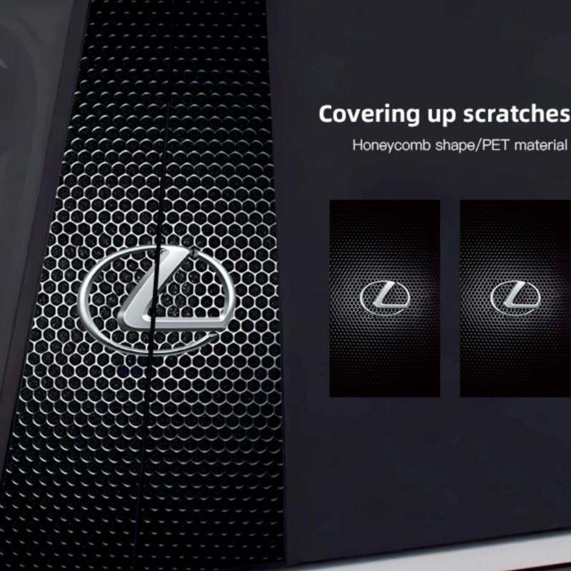 Auto-Emblem Mittelsäulen-Aufkleber Auto-Tür Dekorationsaufkleber für Lexus IS250 IS200 CT200h GS300 LS430 RX450h LX570 IS300 ES300