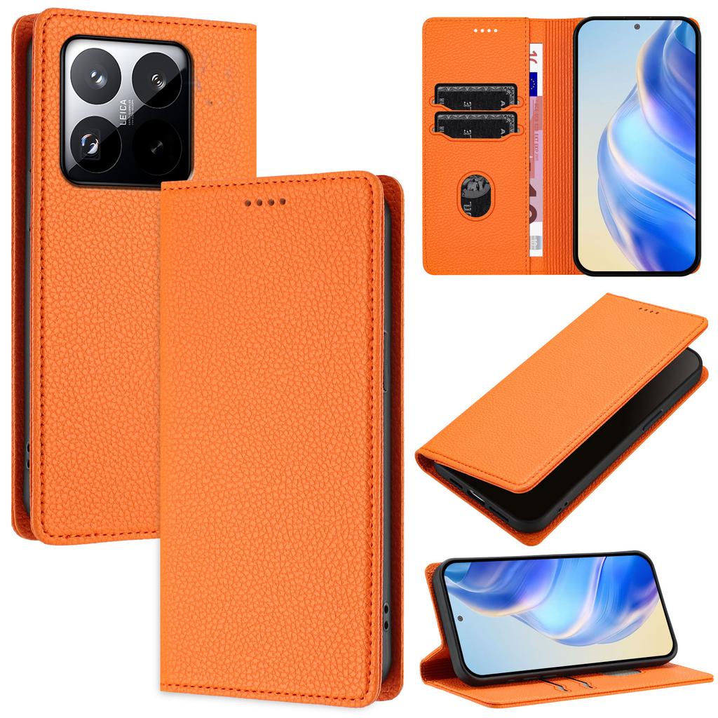 For Xiaomi 15T Wallet Case RFID Blocking Litchi Texture Leather Mobile Cover