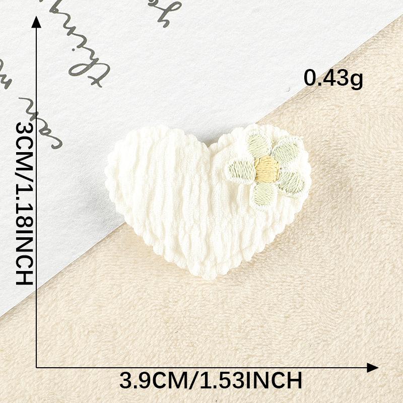 Hair Accessories Accessories Socks Shoes And Hats Decorative Accessories Love Flower Hairpin Accessories Brooch Embroidery Sticker Handmade