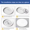 1 Set Magnetic Suction Led Panel Circle Ring Light 12W 18W 24W 36W 48W 72W Led Round Ac220V Ceiling Lamp Light Source