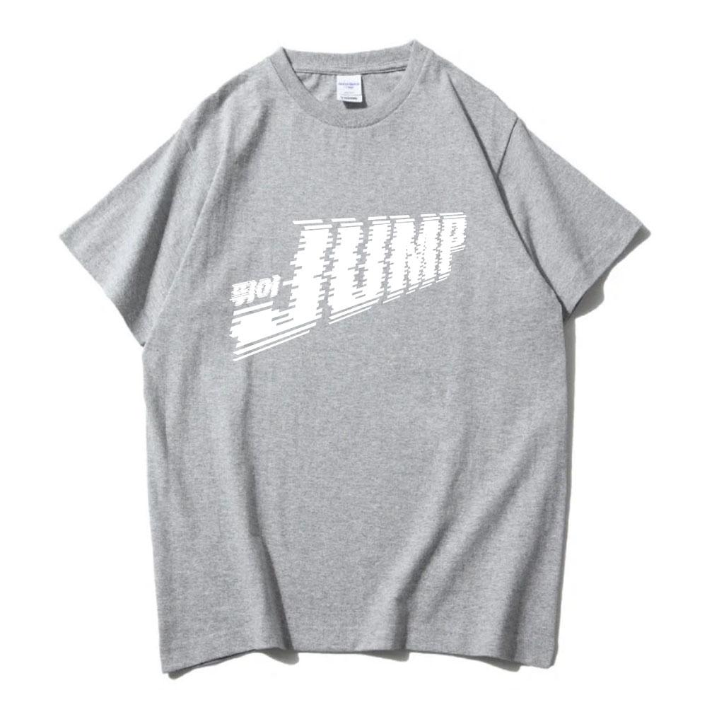Skoč Jednobarevné tričko Módní Dívčí Kapelní trička Unisex Streetwear Ležérní Volné Krátký Rukáv Bavlněná Trička