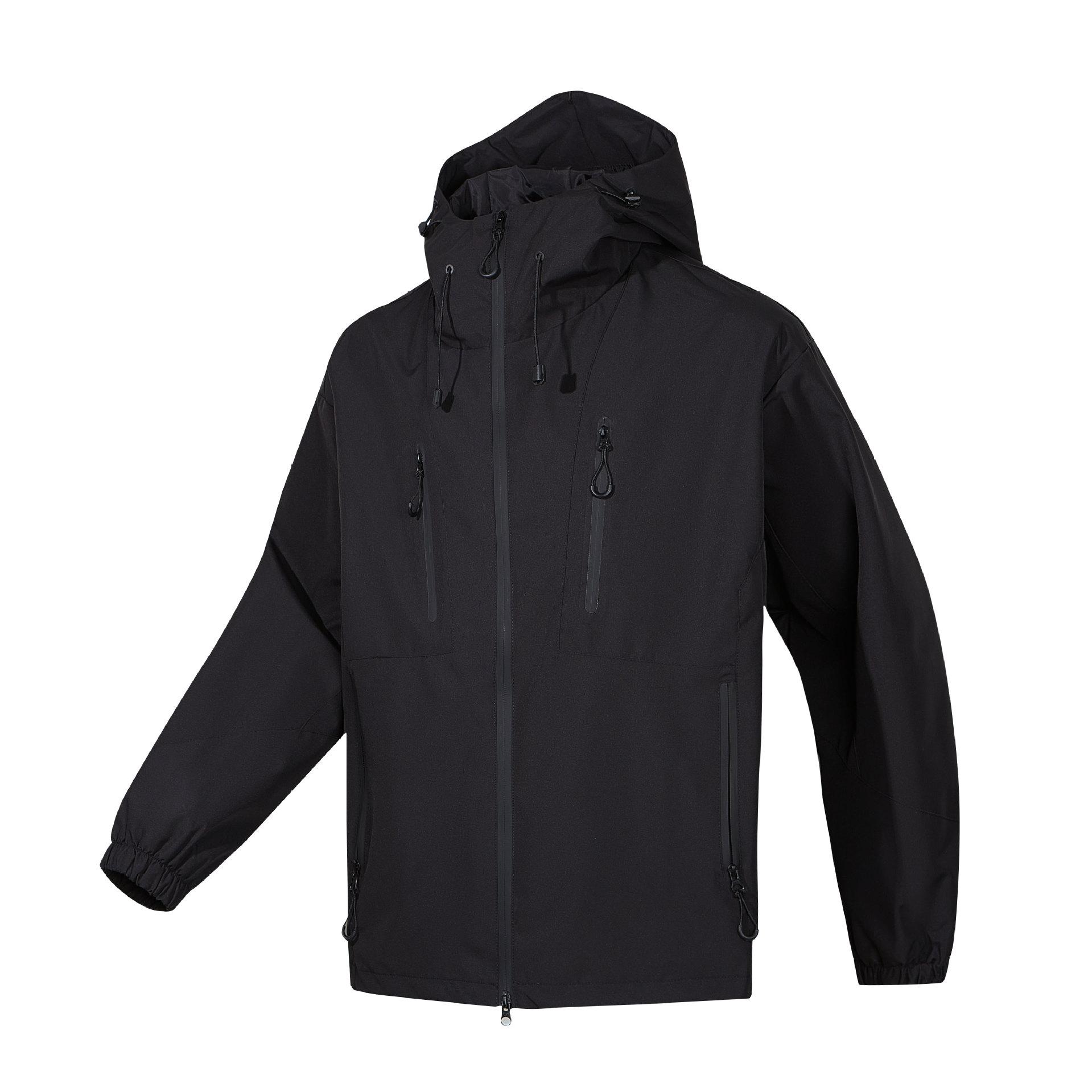 

Куртка American Outdoor Professional для альпинизма, водонепроницаемая, ветрозащитная, яркая, цветная, для альпинизма, мужская и женская, с капюшоном 3XL чёрный