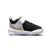 Nike Team Hustle D10 TD Black White Metallic Gold Baby Sneakers Photon-Dust CW6737-002