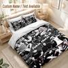 Tokio Hotel Bedding Set, 1 Duvet Cover & 2 Pillowcases Soft Comfortable Bedroom Home Textile Decor