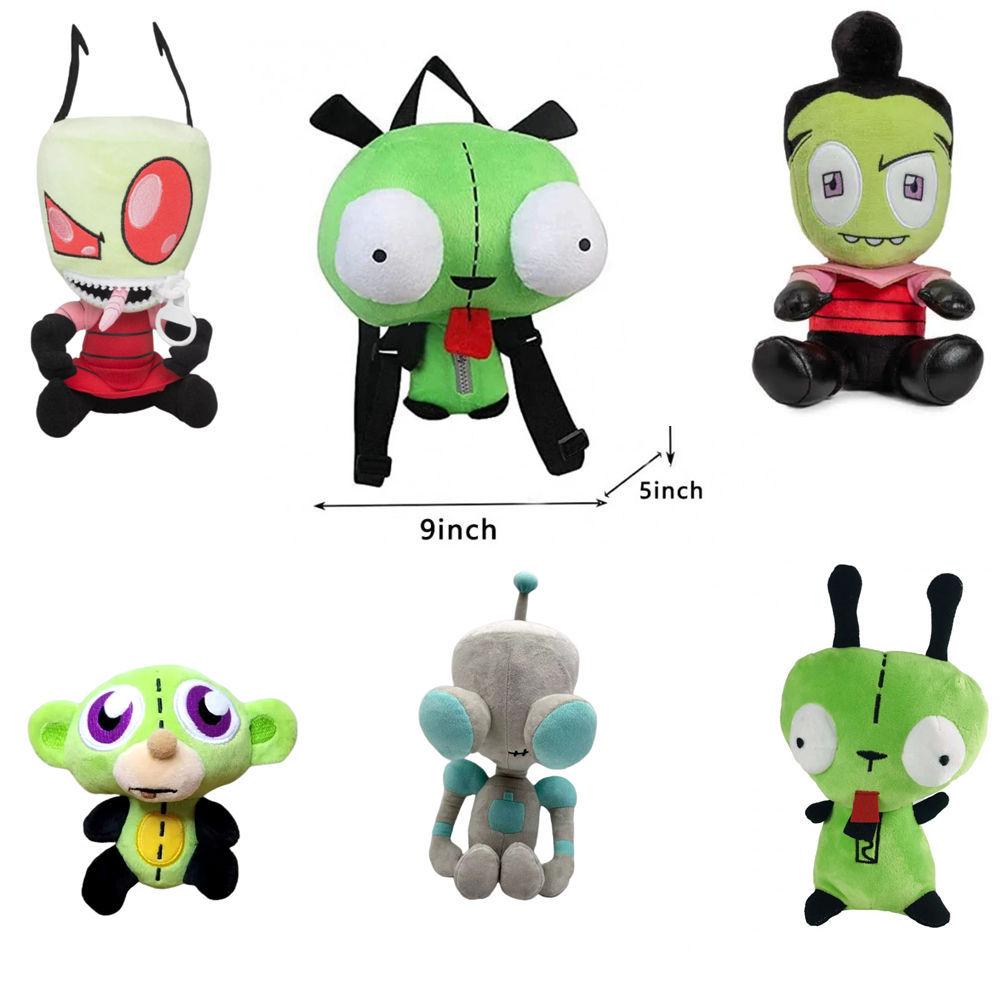 3D Alien Zim Dog Plush Toy