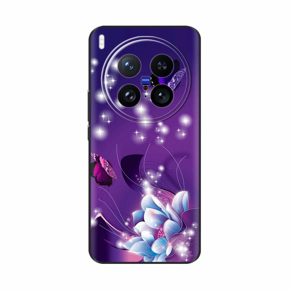For Vivo X200 Ultra Case Soft TPU Cute Cartoon Painted Back Shell Cover For Vivo X200 Pro Mini Phone Cases for Vivo X200 Pro 5G