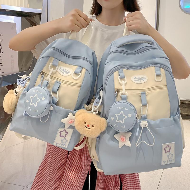 Children's Schoolbags Girls Elementary School Students Junior High School Students High School Students Children Small Backpacks