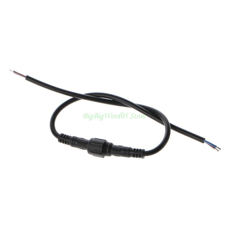 24TE 5 Pairs 2 Pin Male To Female Connector Waterproof Cable For Single Color LED Str