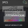 Auto Styling Auto Vinyl Aufkleber AC Schnitzer Fenster Auto Karosserie PVC Schnitzerei Aufkleber für X1 X3 X5 X6 3er 5er 7er Serie