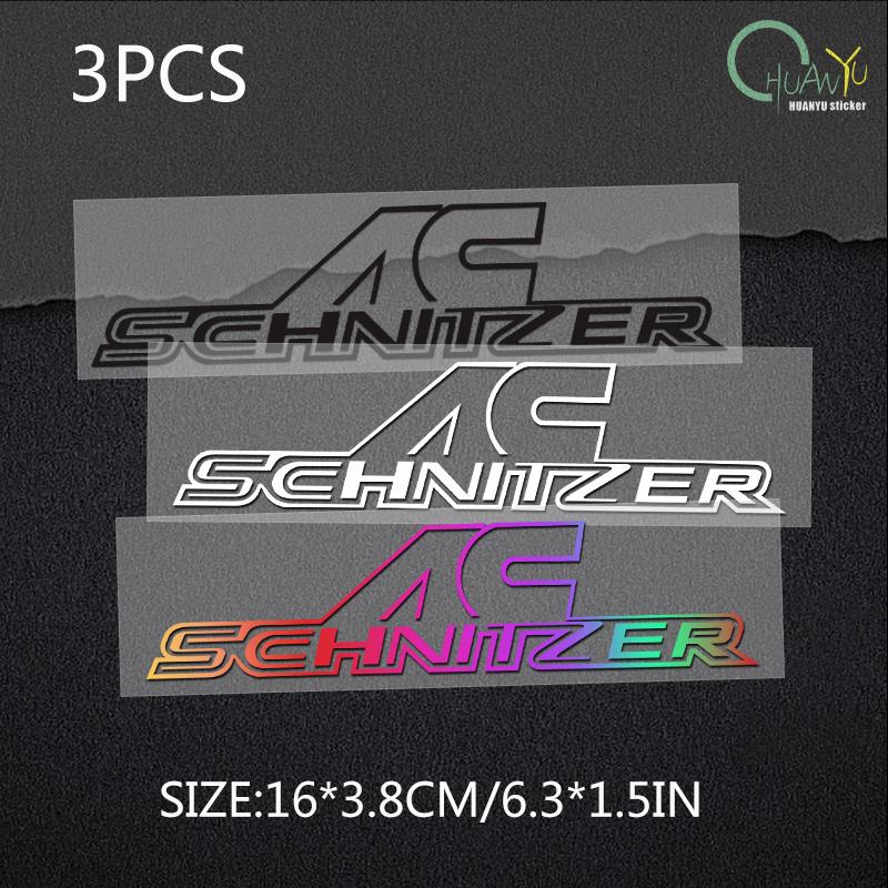 Auto Styling Auto Vinyl Aufkleber AC Schnitzer Fenster Auto Karosserie PVC Schnitzerei Aufkleber für X1 X3 X5 X6 3er 5er 7er Serie