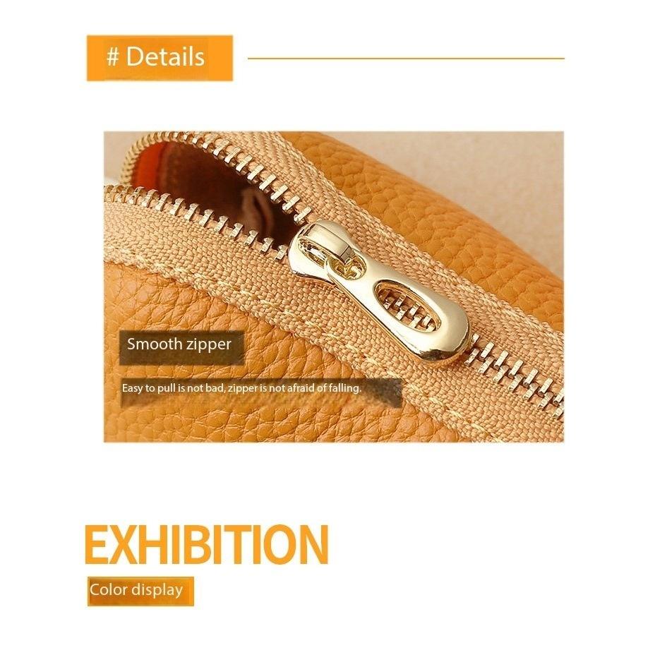 Hot PU Leather Simple Large Capacity Universal Car Key Bag for Women, Compact Storage Mini Key Bag Cover, Cute for Home Use