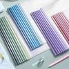 10pcs Portable Transparent A4 File Holders With Enhanced Grip Rods for File Organization Business Travel Essentials