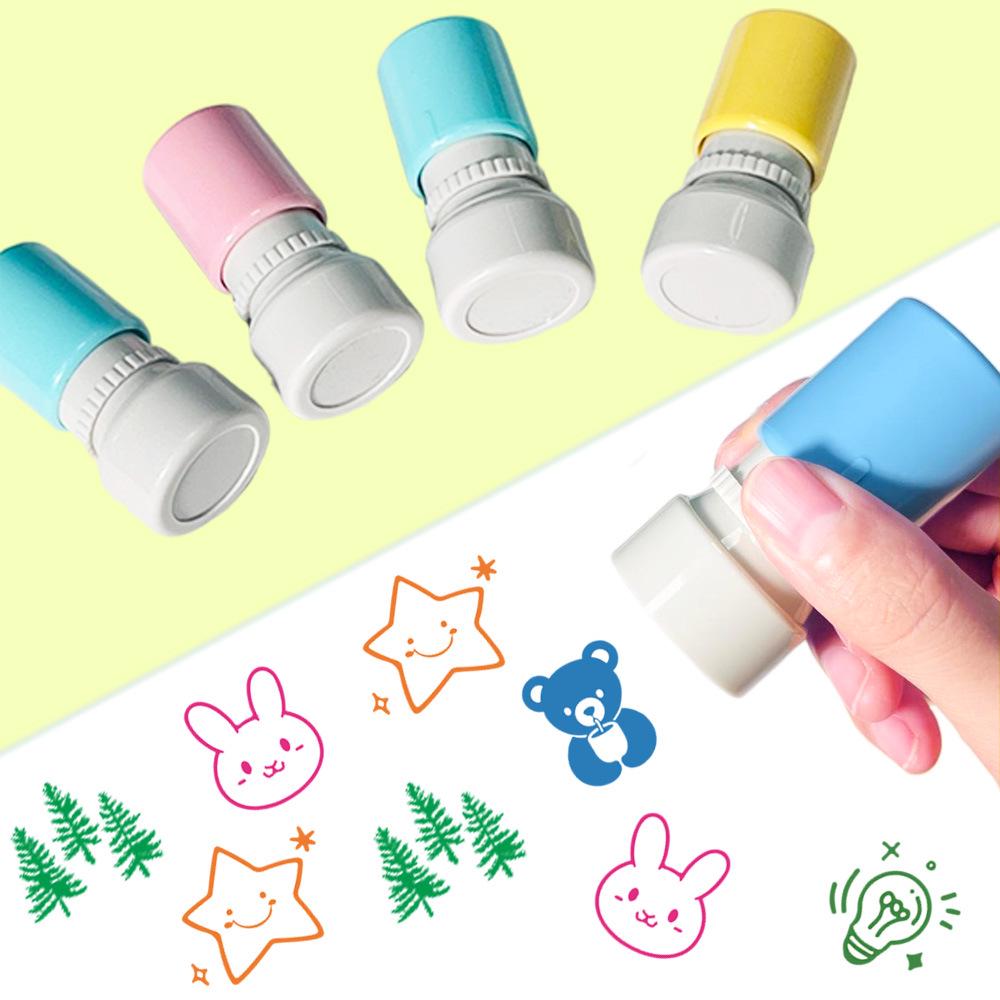5 Morandi-Farb-Lehrer-Kommentarstempel: Aufmunterungs- und Belohnungsstempel für Kinder