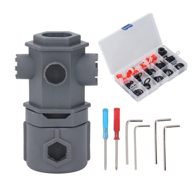 Faucet Sink Wrench 16 In 1 Under Plumbing Installer Multifunctional Kitchen Bathroom Tool with Various Gaskets